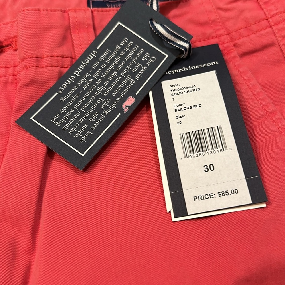 NWT Vineyard Vines Men’s 7 Inch Island Shorts Size 30 - Picture 4 of 5
